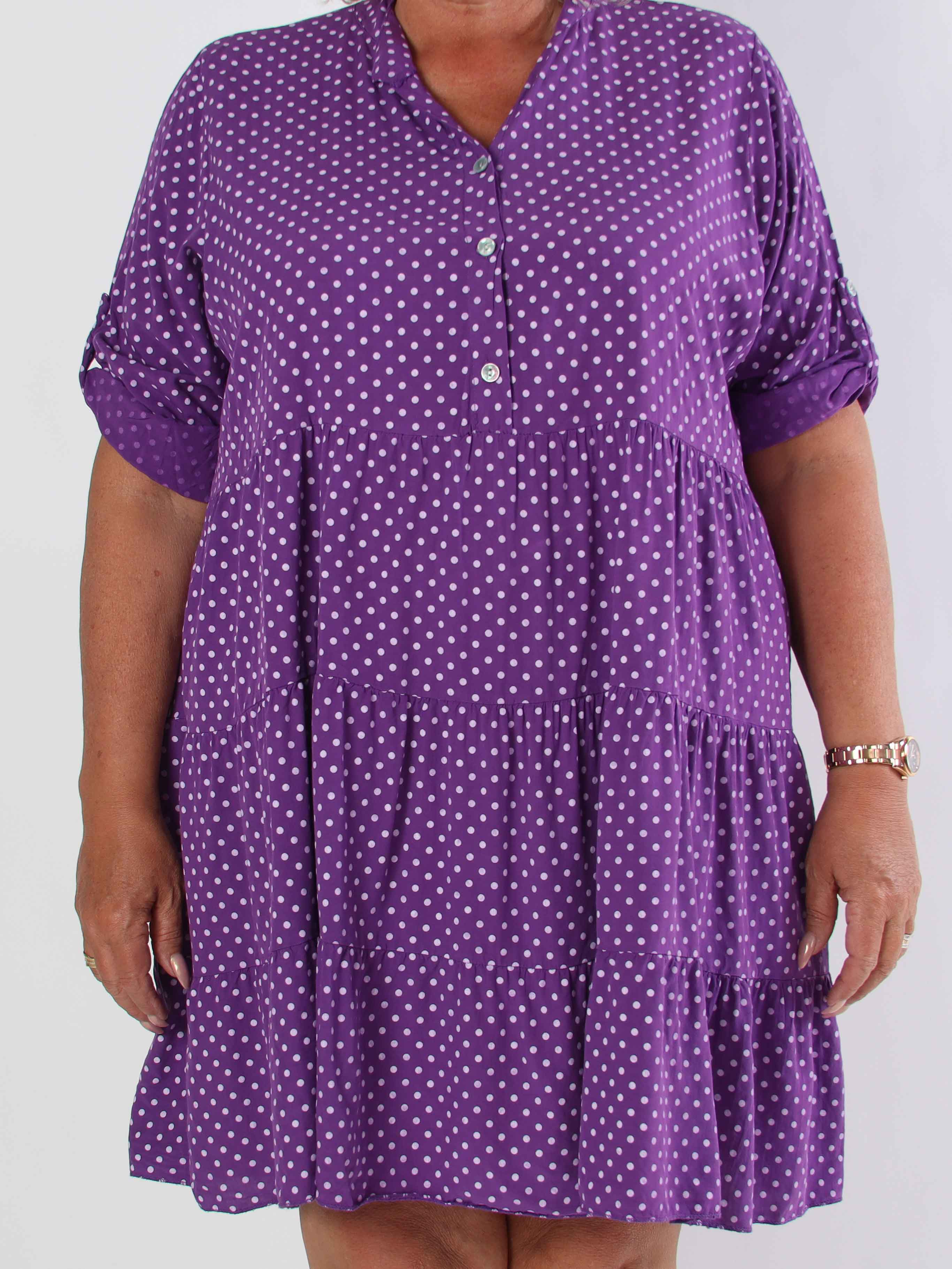 Dotti Short - Kort kjole med lag på lag look i viskose